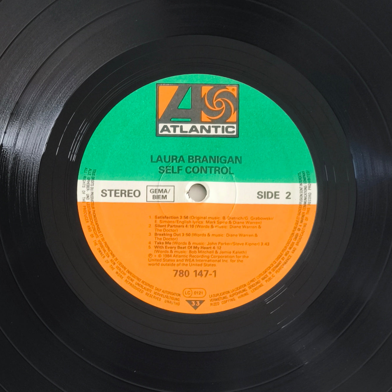 LAURA BRANIGAN - Self Control