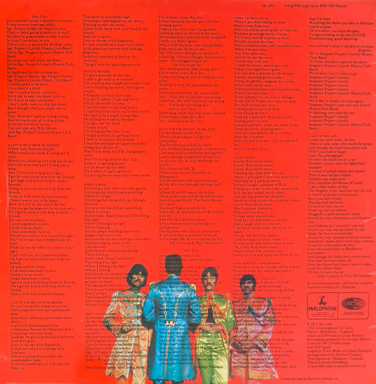 THE BEATLES - Sgt. Pepper's Lonely Hearts Club Band (Pressage UK 1973)