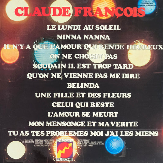 CLAUDE FRANCOIS - Le Lundi Au Soleil