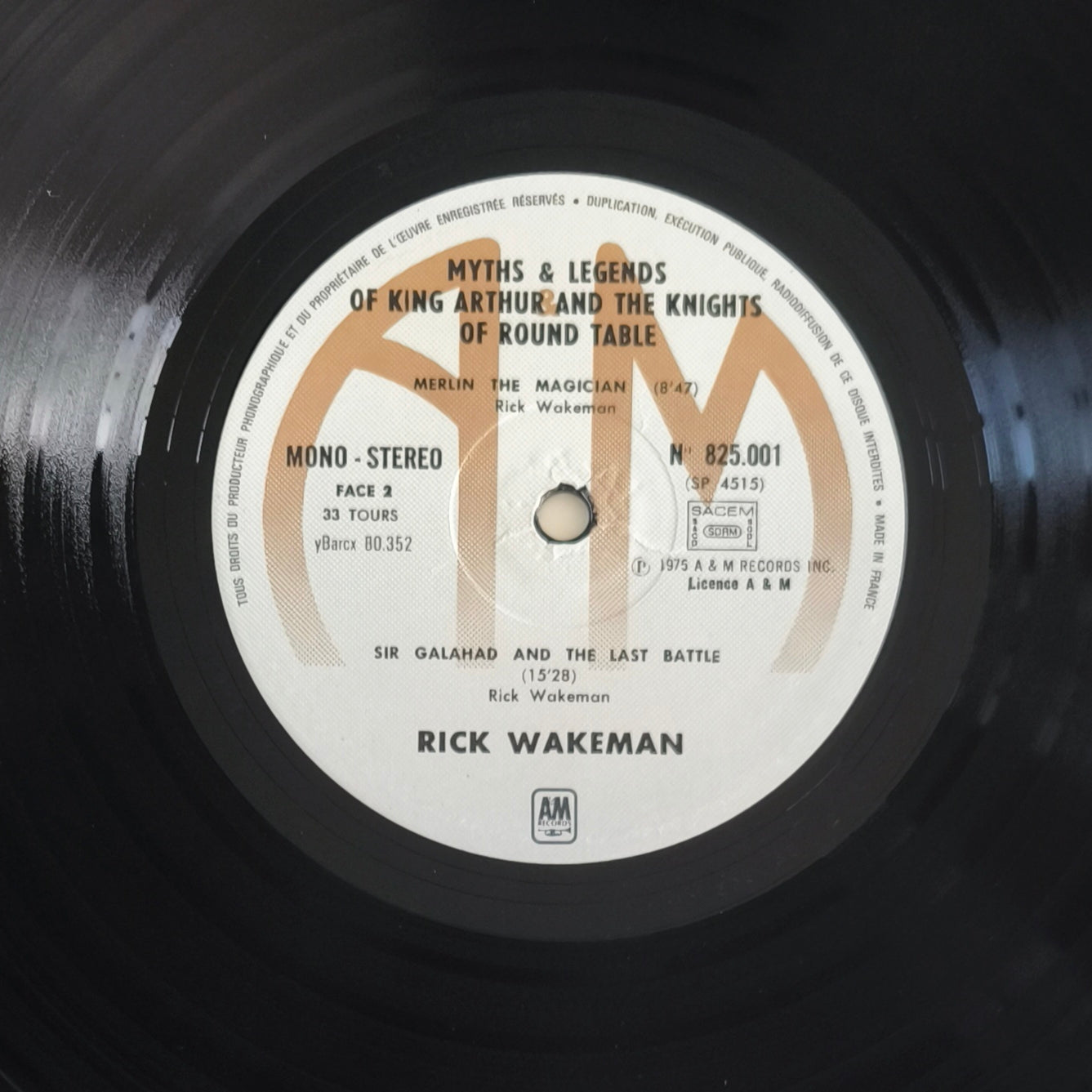 RICK WAKEMAN - he Myths And Legends Of King Arthur And The Knights Of The Round Table