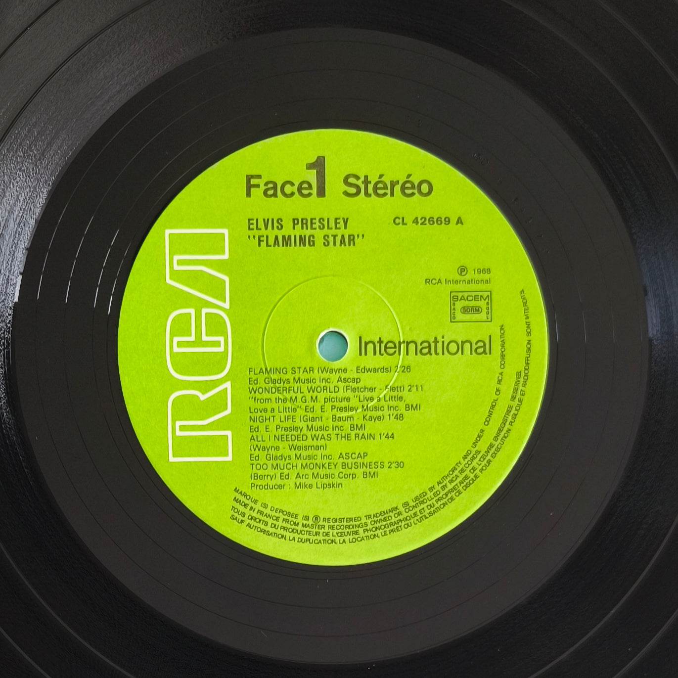 ELVIS PRESLEY - Elvis Sings "Flaming Star"