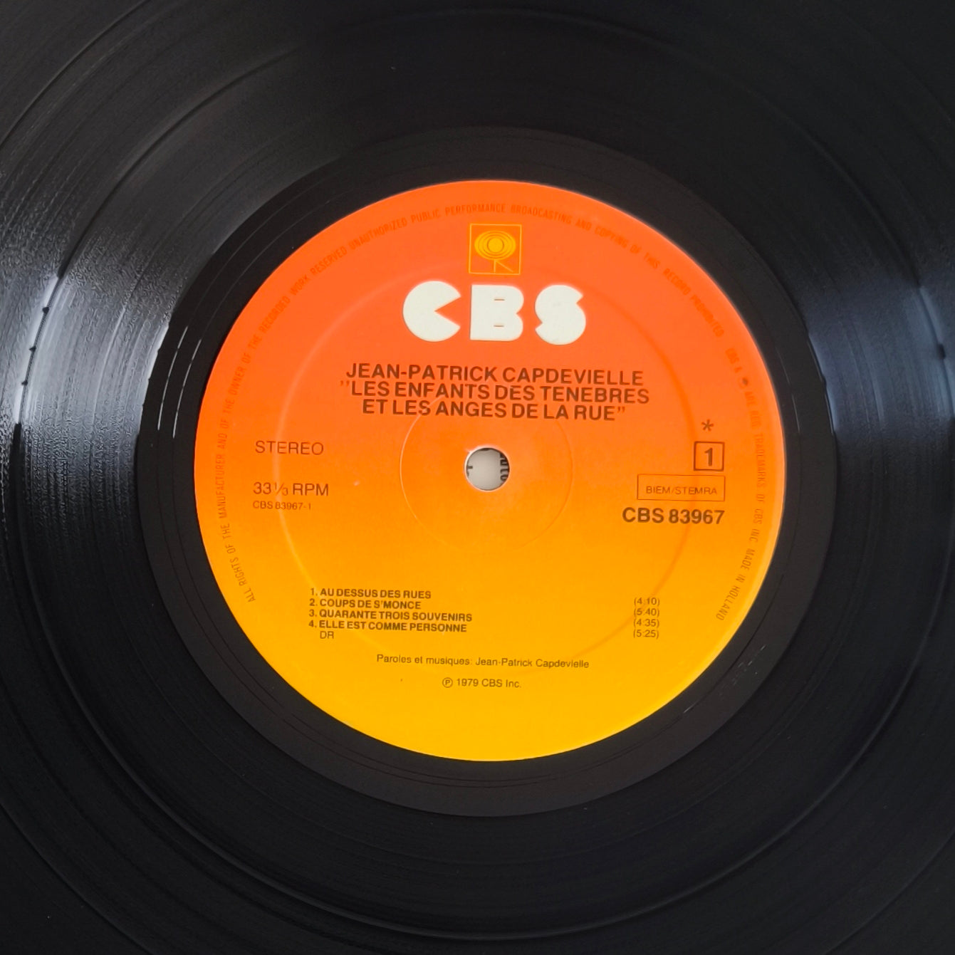 JEAN PATRICK CAPDEVIELLE - Les enfants de ténèbres et les anges de la rue