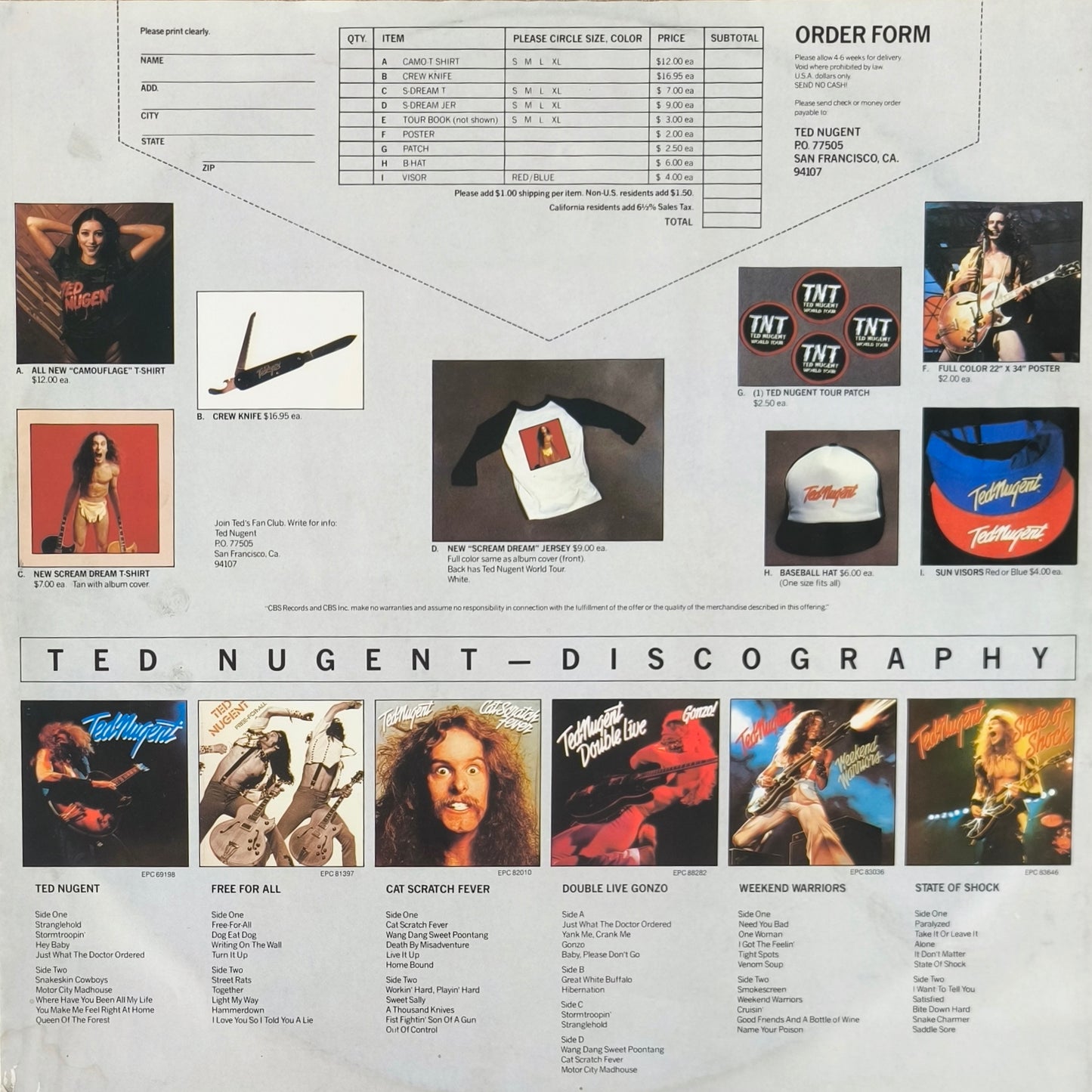 TED NUGENT - Scream Dream