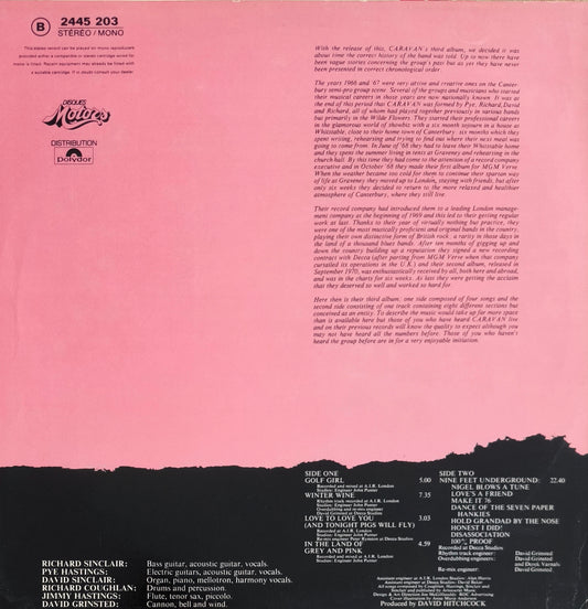 CARAVAN - In The Land Of Grey And Pink