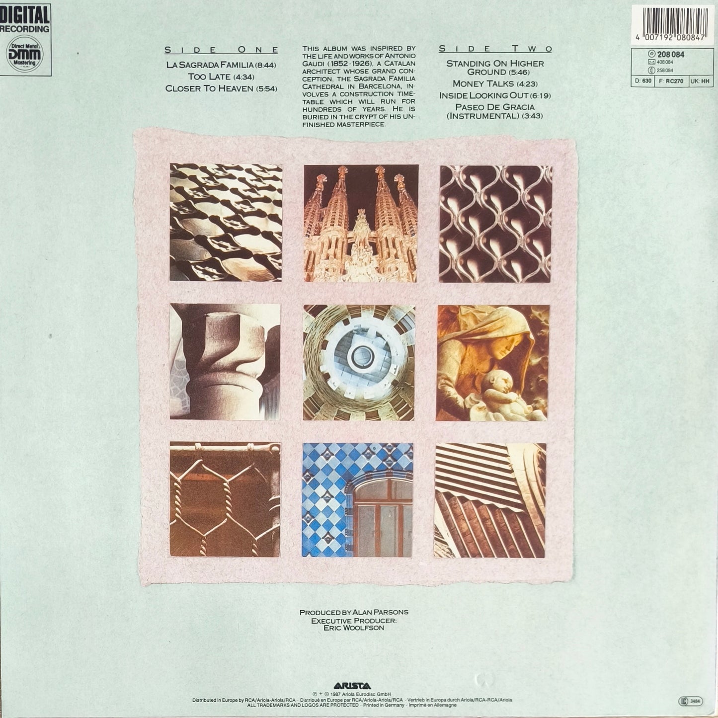 THE ALAN PARSONS PROJECT - Gaudi