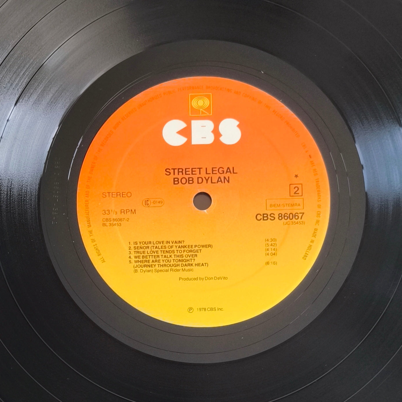 BOB DYLAN - Street-Legal