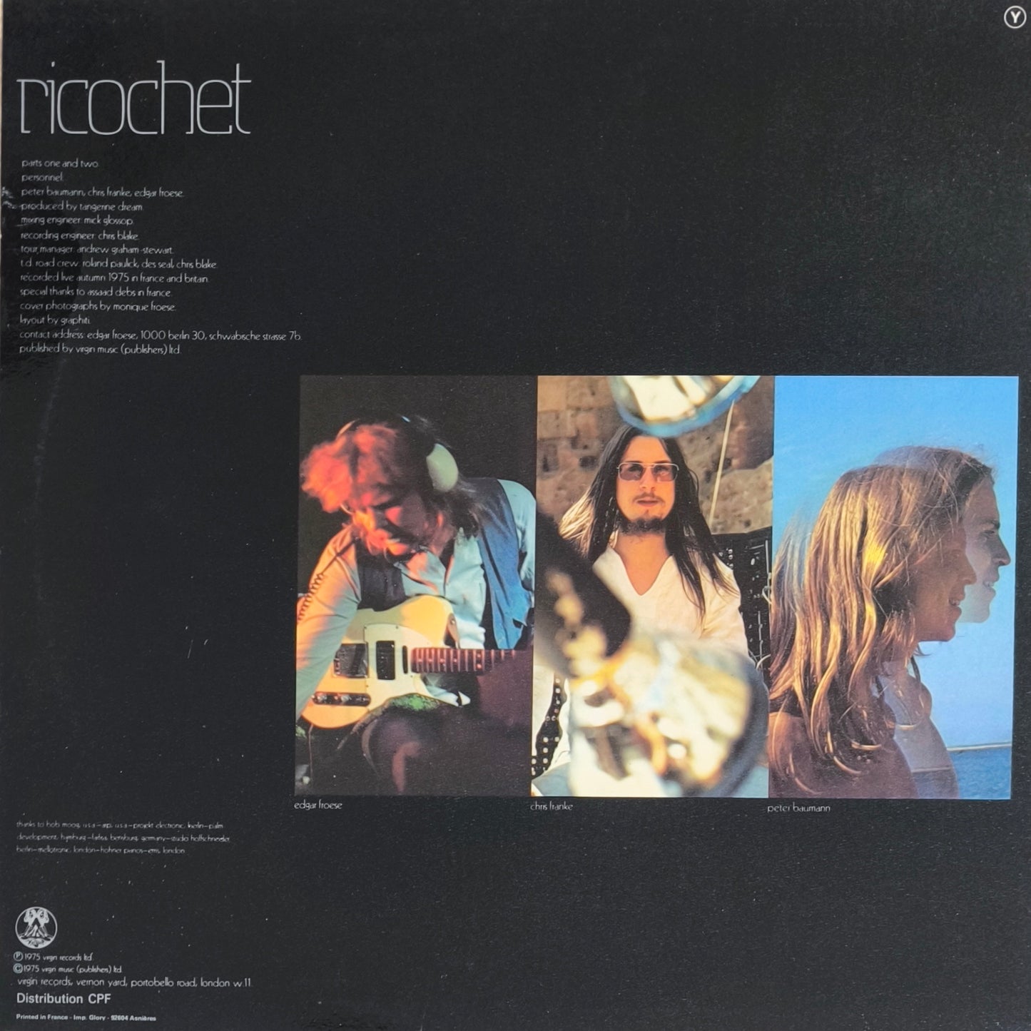 TANGERINE DREAM - Ricochet