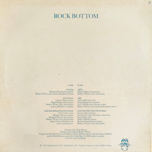 ROBERT WYATT - Rock Bottom