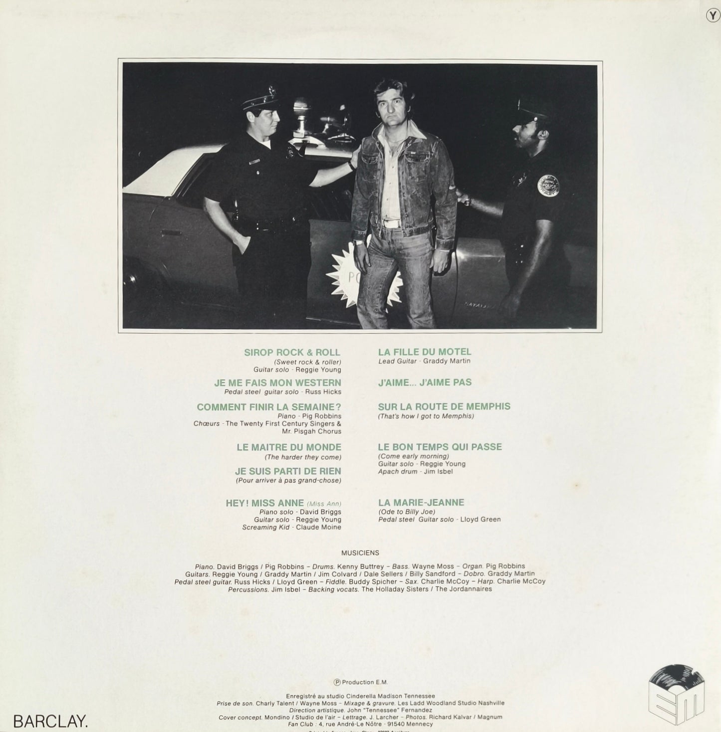 EDDY MITCHELL - Sur La Route De Memphis