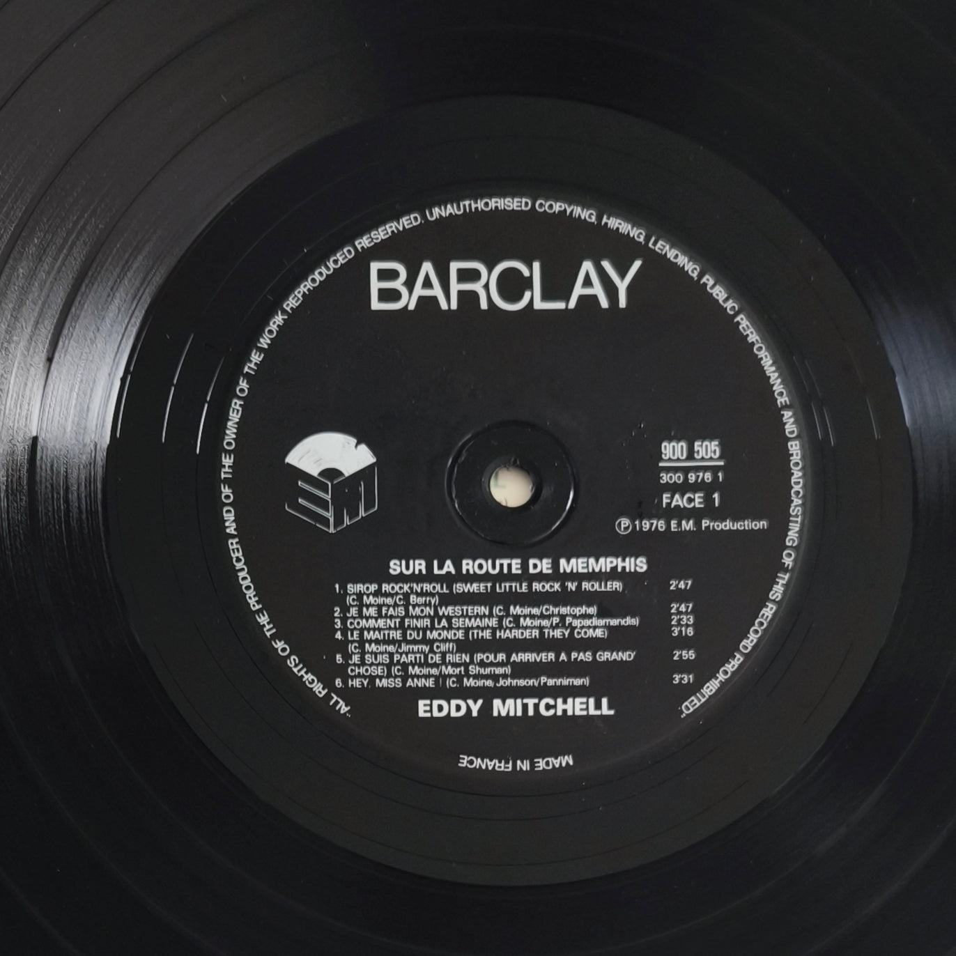 EDDY MITCHELL - Sur La Route De Memphis