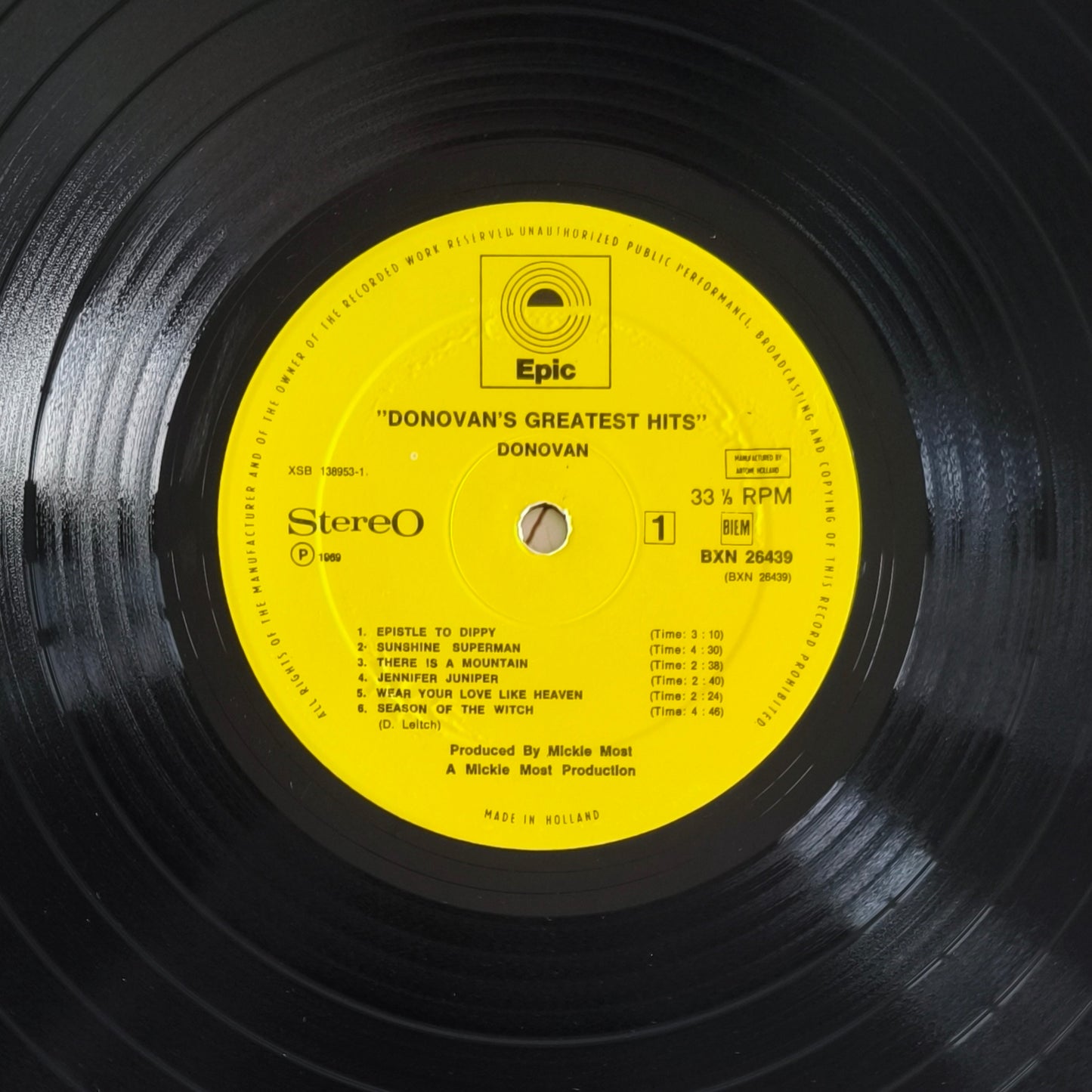 DONOVAN - Donovan's Greatest Hits