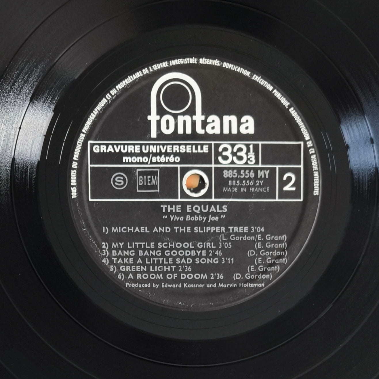 THE EQUALS - Viva Bobby Joe