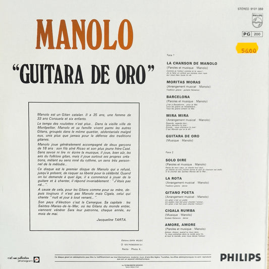 MANOLO - Guitara De Oro