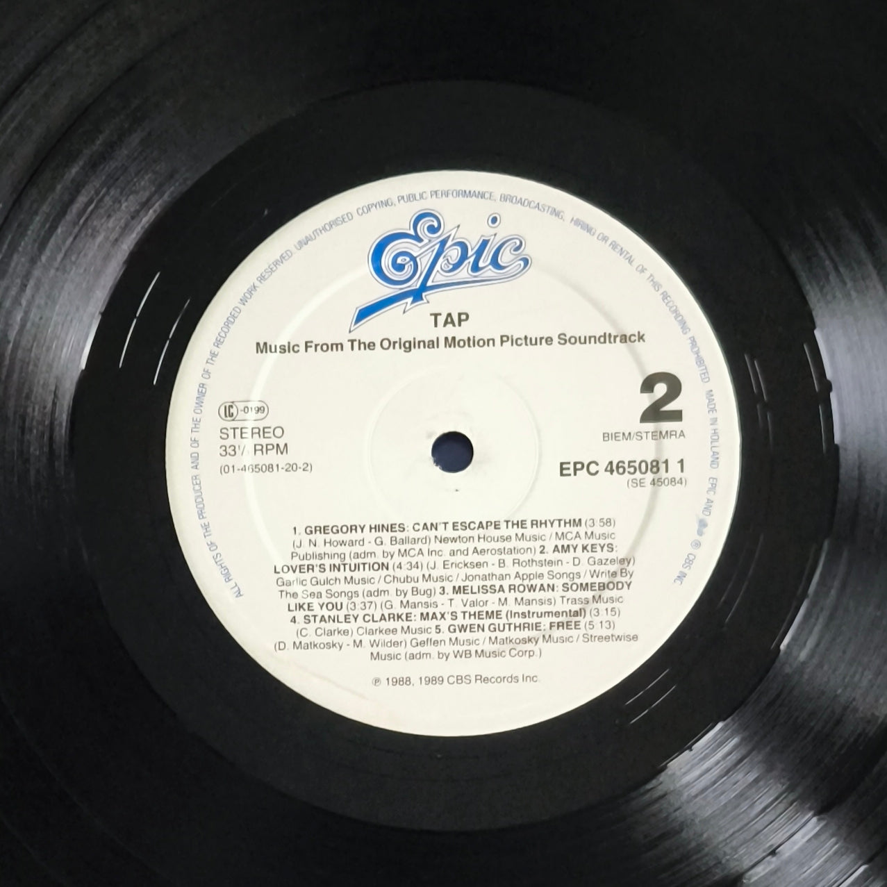 TAP - Music From The Original Motion Picture Soundtrack