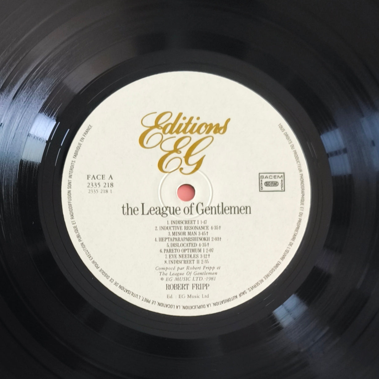 ROBERT FRIPP - The League Of Gentlemen