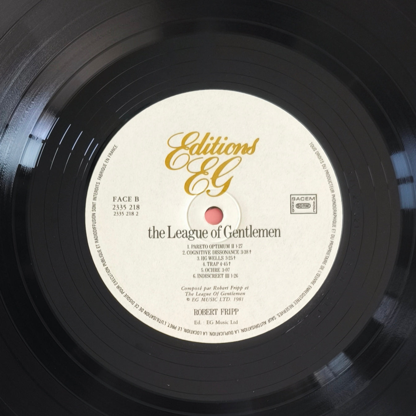 ROBERT FRIPP - The League Of Gentlemen