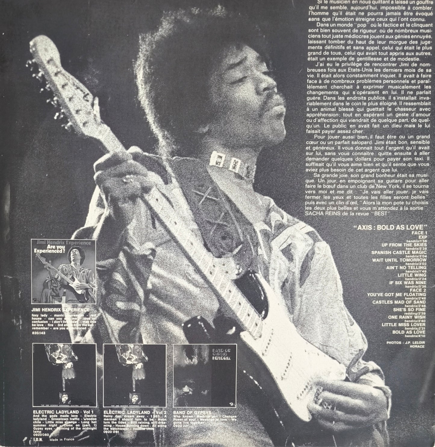 JIMI HENDRIX EXPERIENCE - Axis : Bold As Love