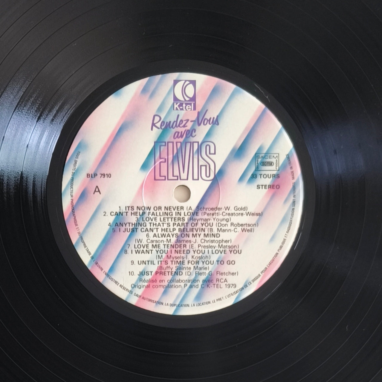 ELVIS PRESLEY - Rendez-Vous Avec Elvis (20 Love Songs)
