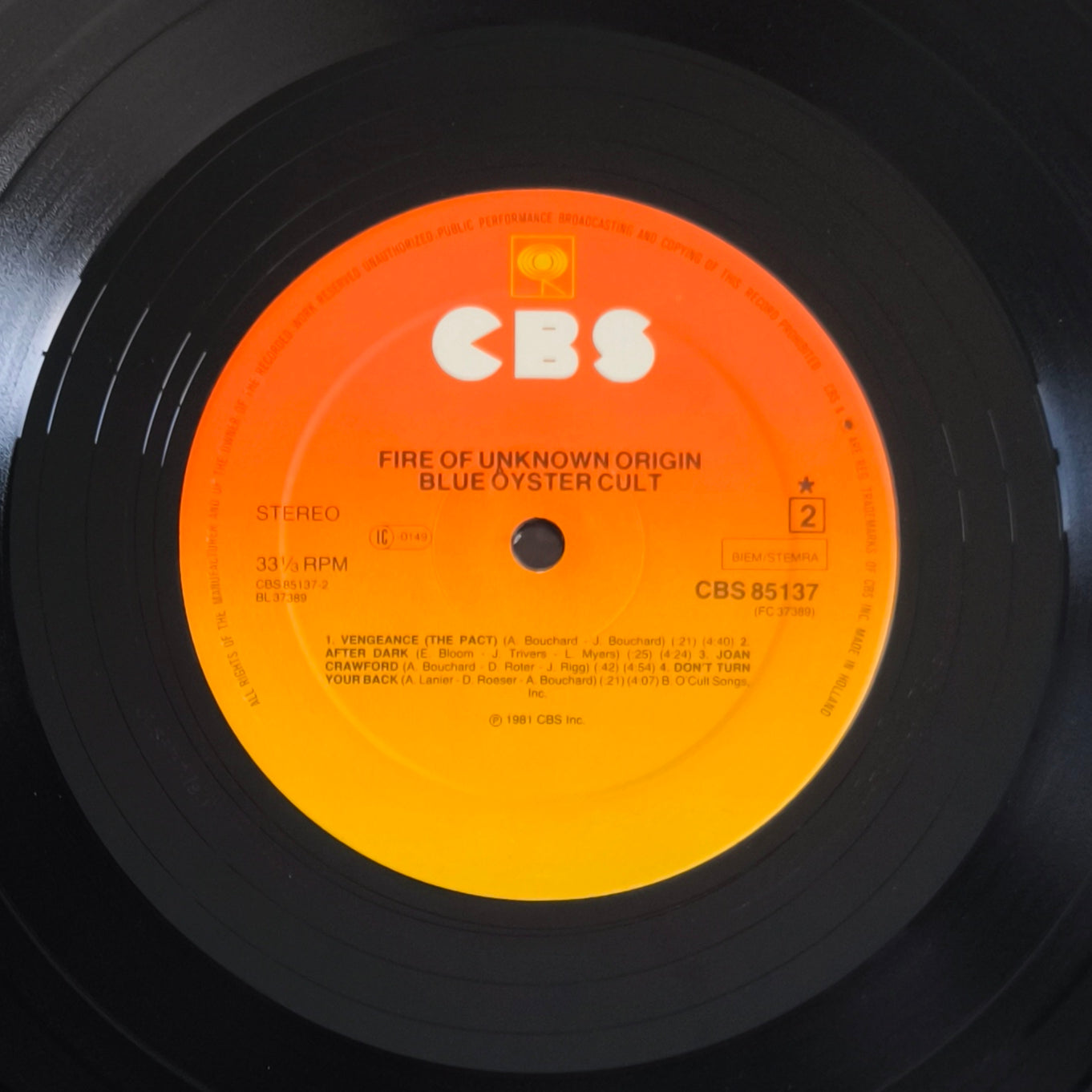 BLUE OYSTER CULT - Fire Of Unknown Origin