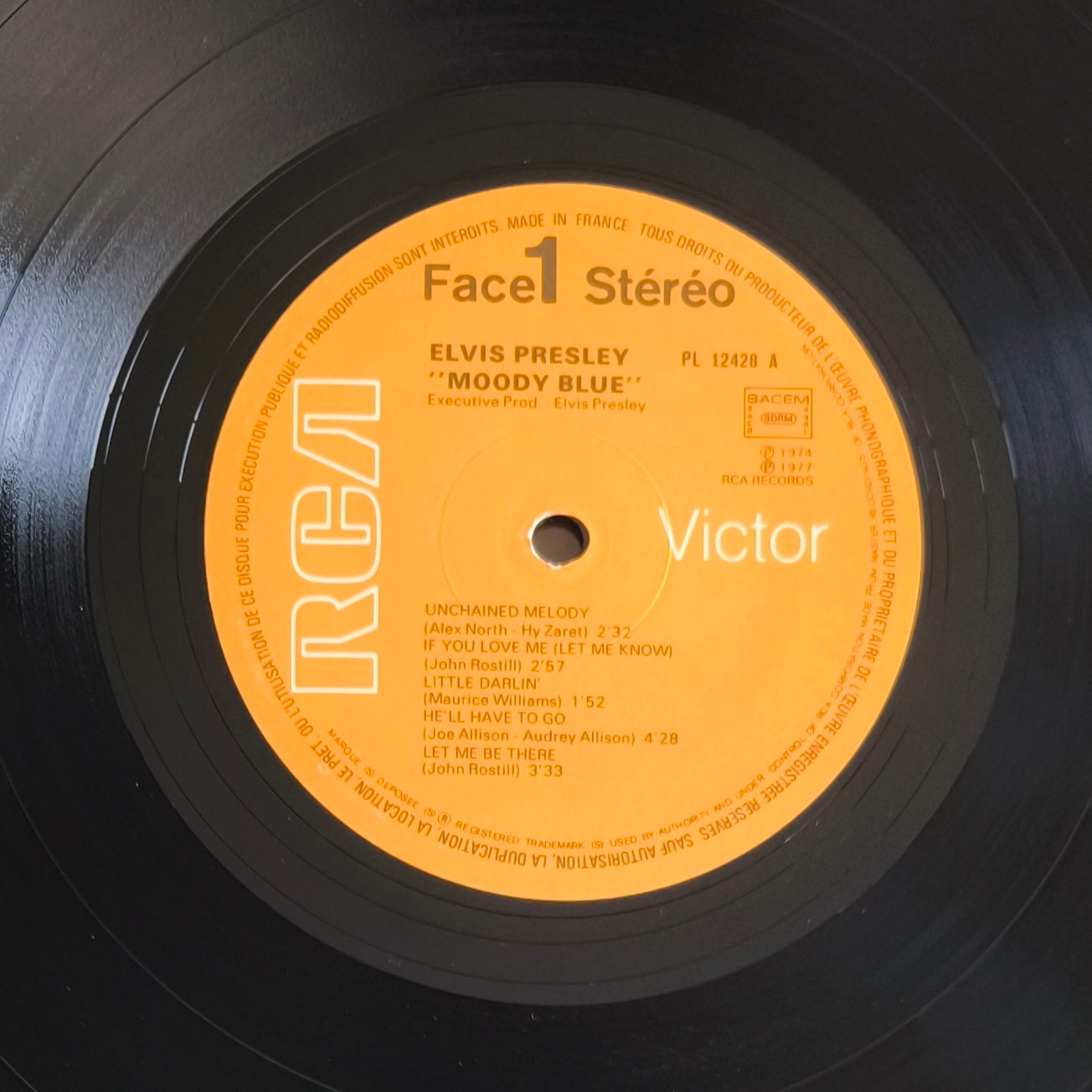 ELVIS PRESLEY - Moody Blue