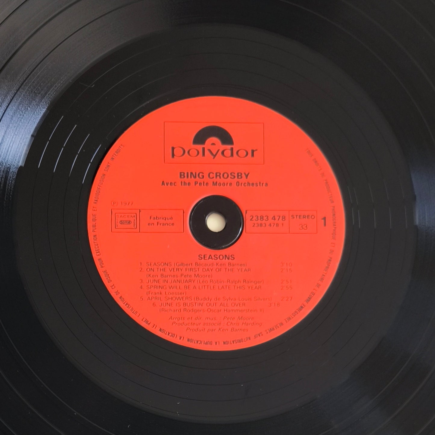 BING CROSBY - Seasons