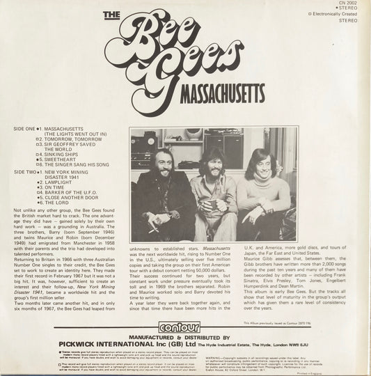 BEE GEES - Massachusetts
