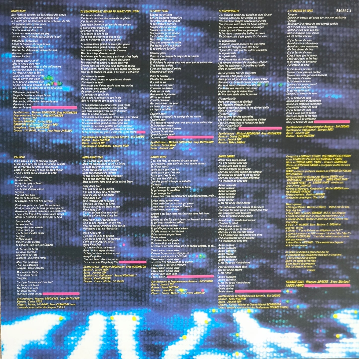 FRANCE GALL - Débranche !