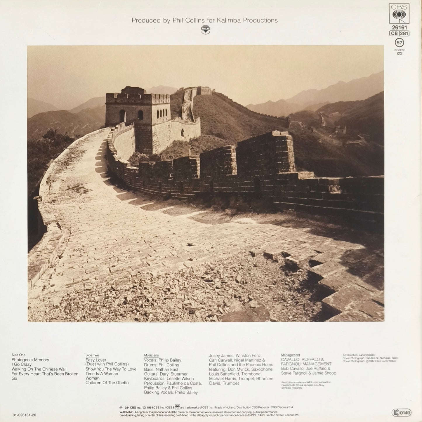 PHILIP BAILEY - Chinese Wall