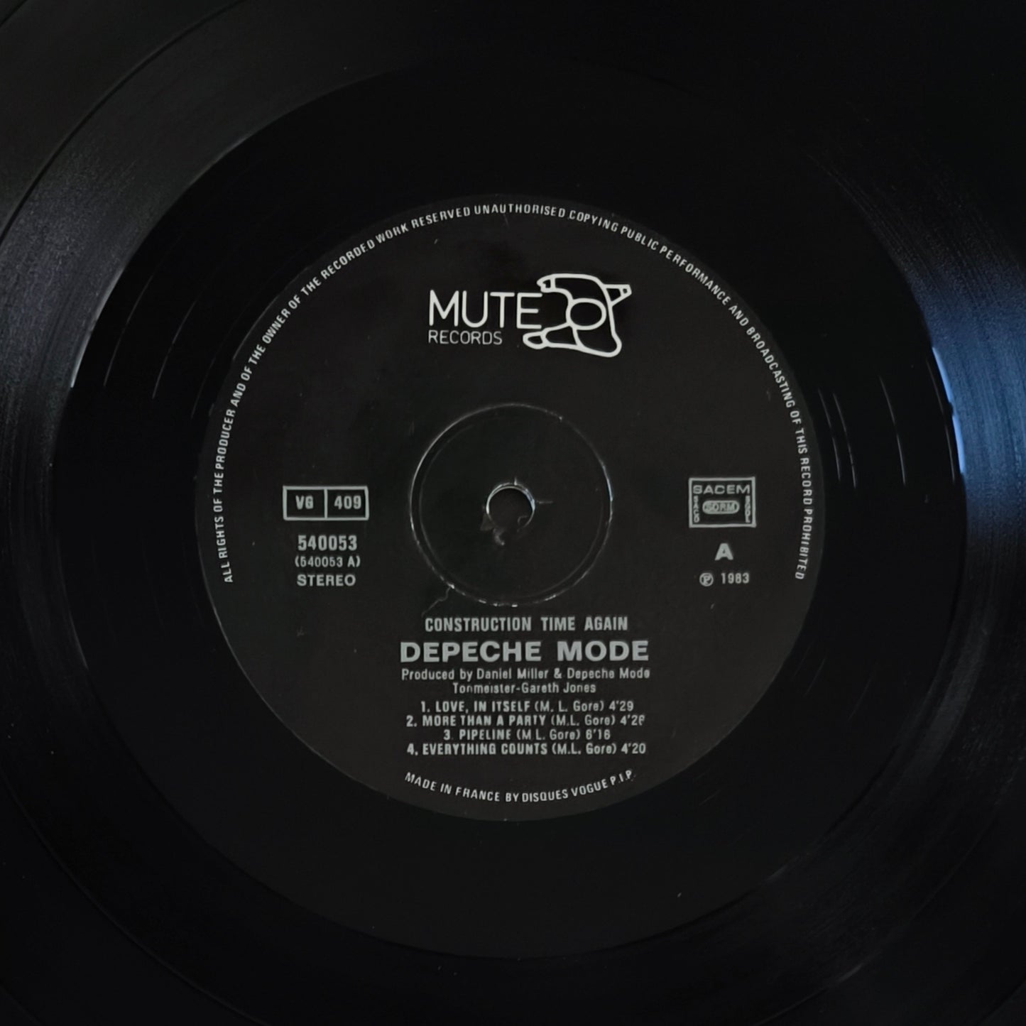 DEPECHE MODE - Construction Time Again