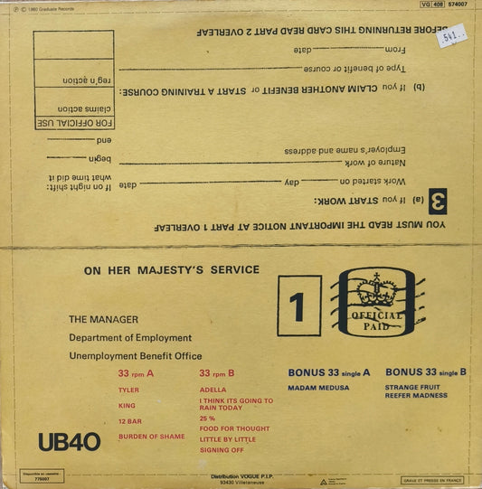 UB40 - Signing Off