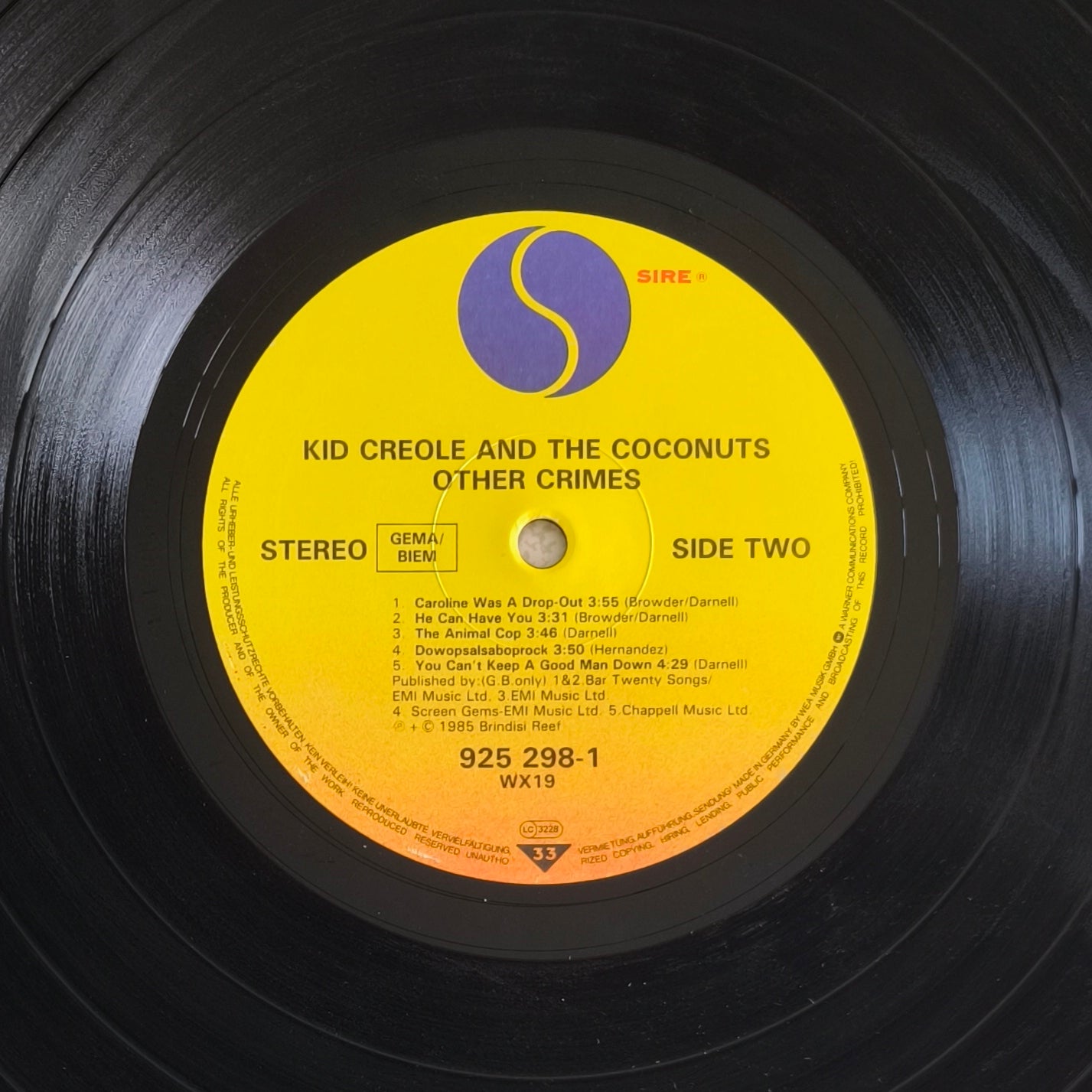 KID CREOLE AND THE COCONUTS - In Praise Of Older Women And Other