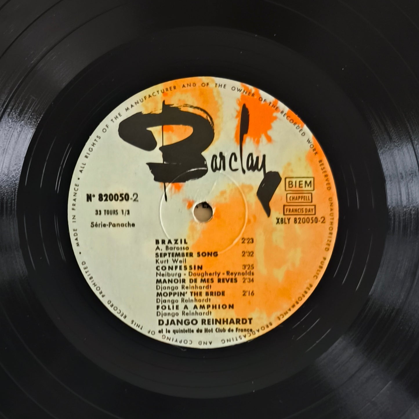 DJANGO REINHARDT - Django Reinhardt Et Le Quintette Du Hot Club De France
