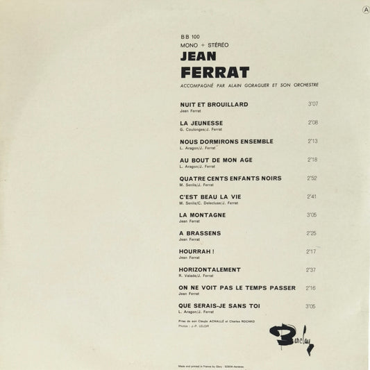 JEAN FERRAT - Jean Ferrat Chante En Multiphonie Stereo
