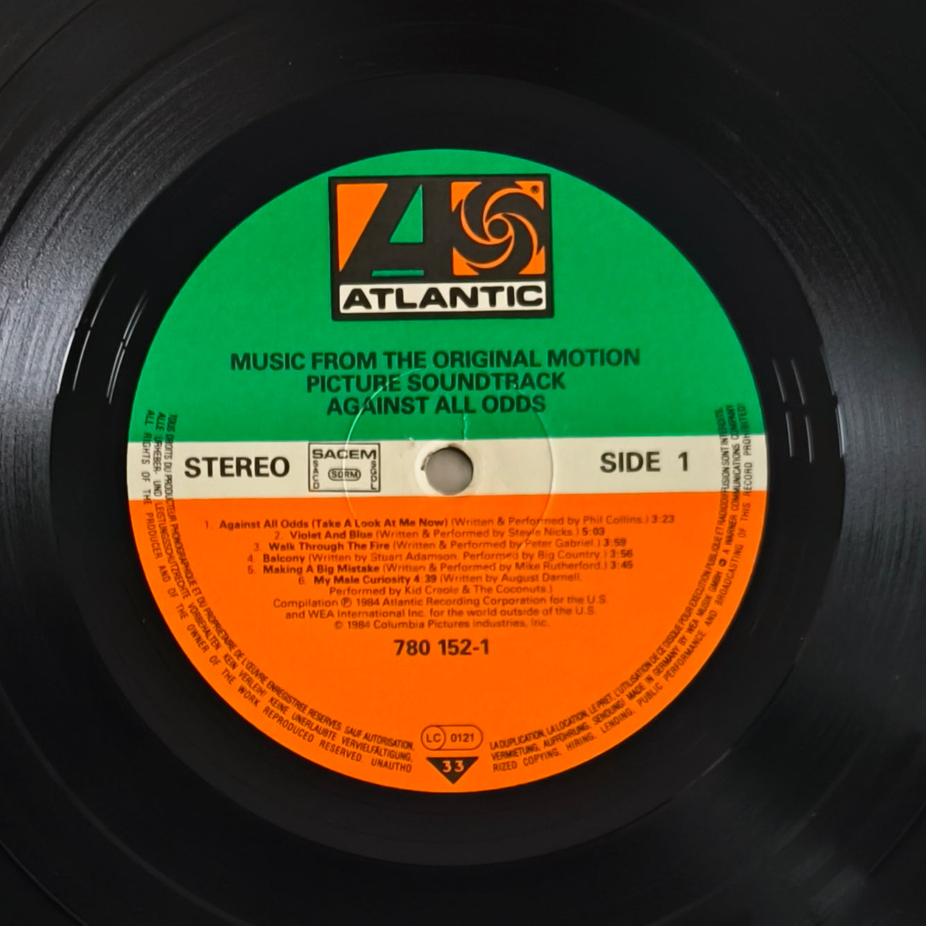AGAINST ALL ODDS - Music From The Original Motion Picture Soundtrack