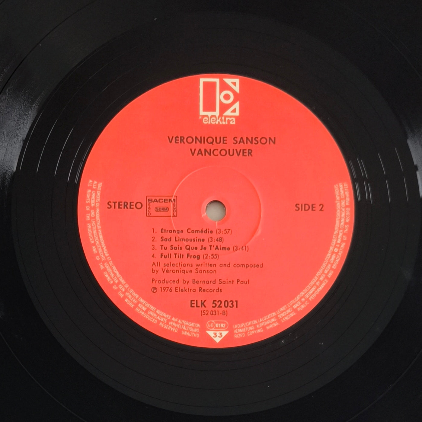 VERONIQUE SANSON - Véronique Sanson (Coffret 3 vinyles)