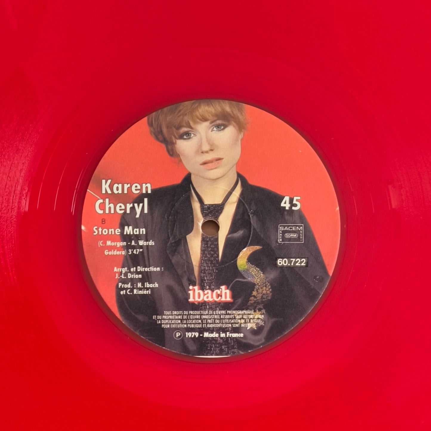 KAREN CHERYL - Show Me You're Man Enough (Disque Couleur Rouge)
