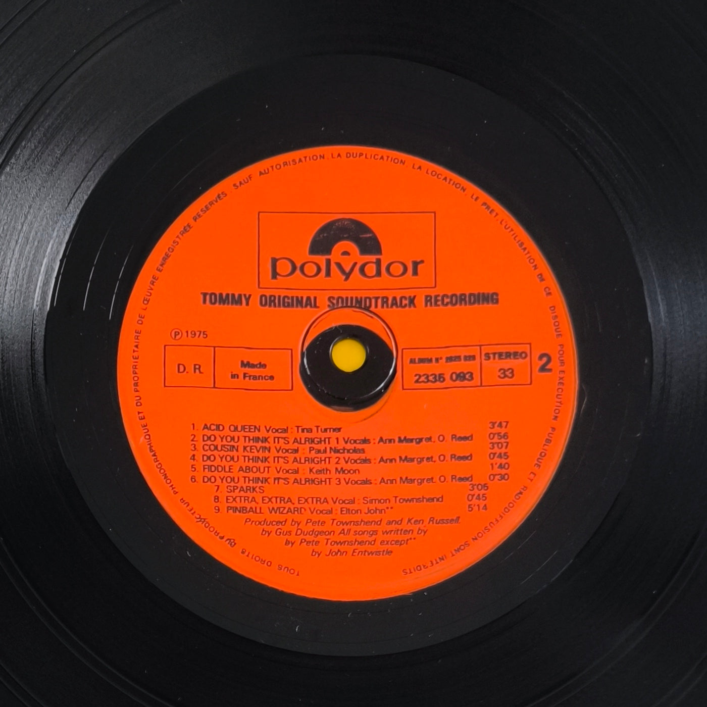 TOMMY - Original Soundtrack Recording