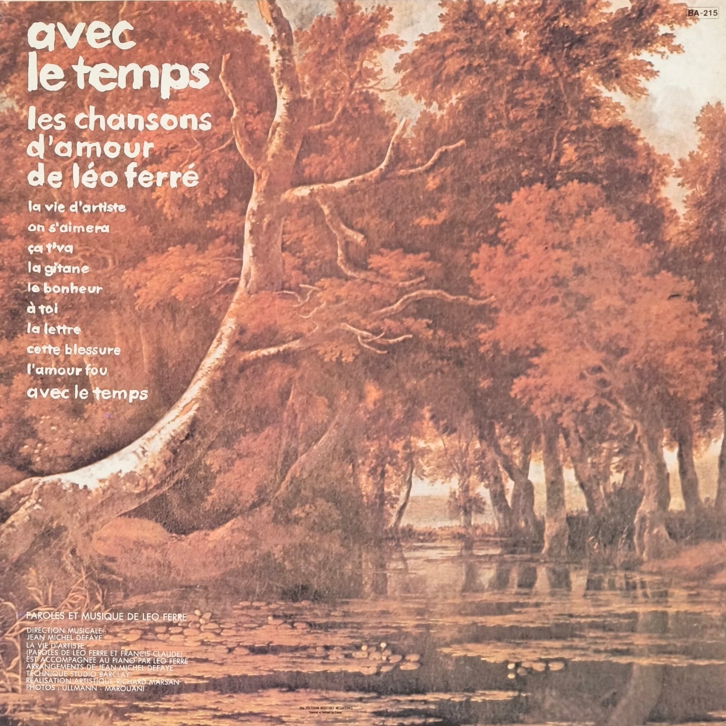 LEO FERRE - Avec Le Temps