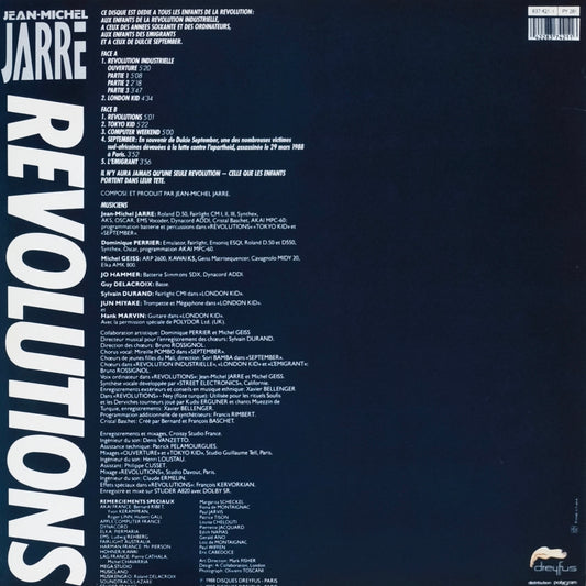 JEAN MICHEL JARRE - Révolutions