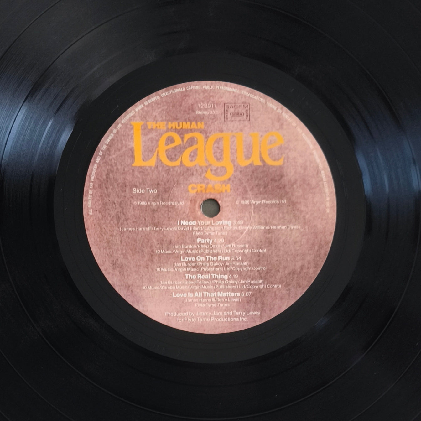 THE HUMAN LEAGUE - Crash