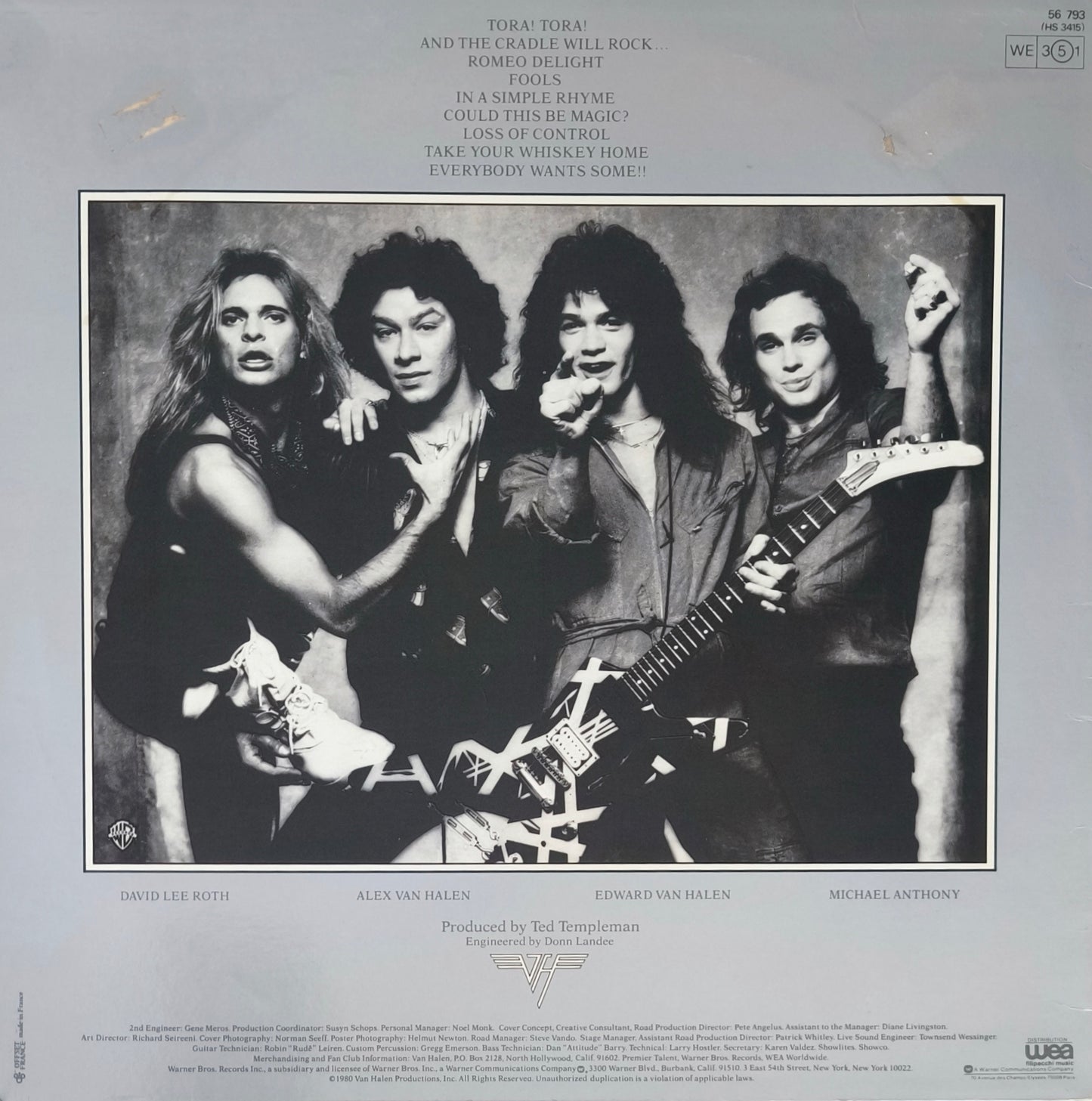 VAN HALEN - Women And Children First