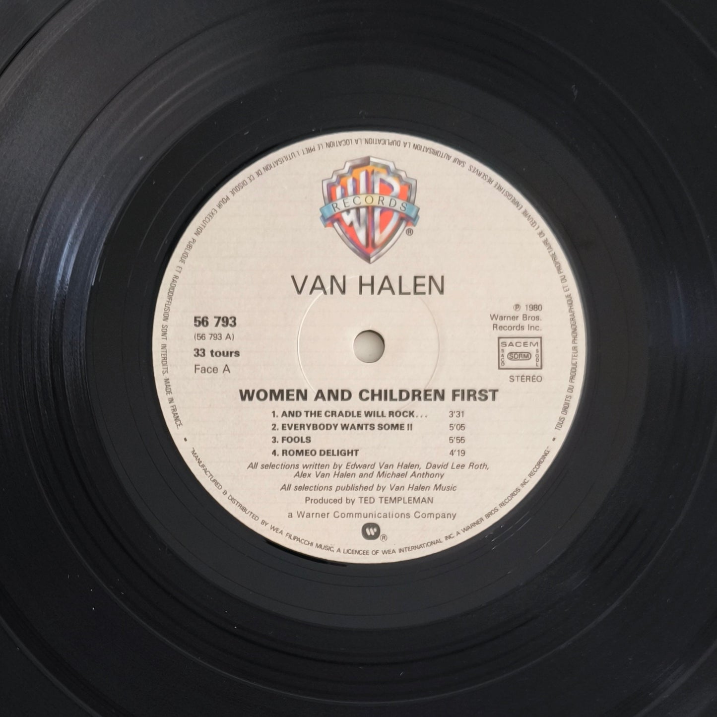 VAN HALEN - Women And Children First
