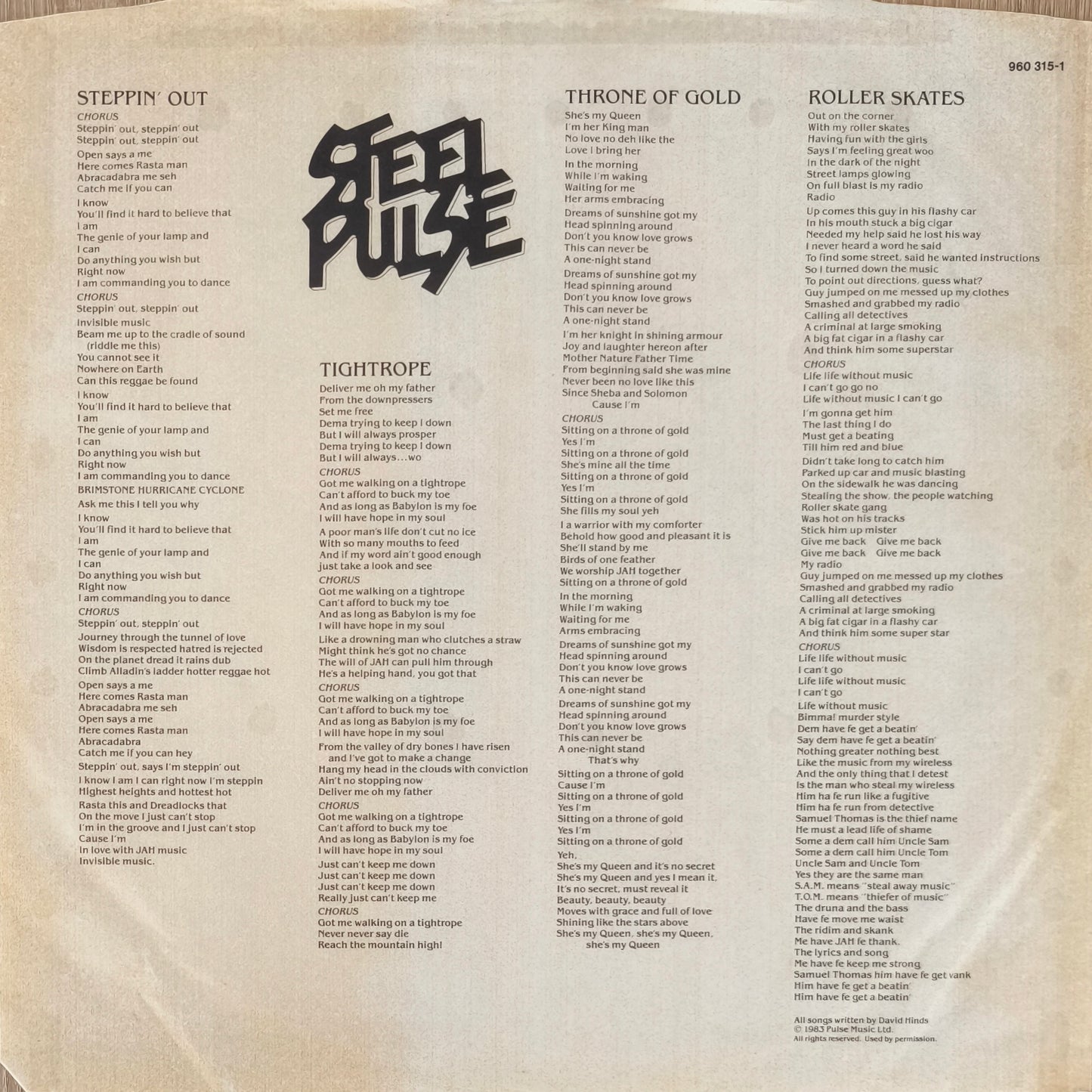 STEEL PULSE - Earth Crisis