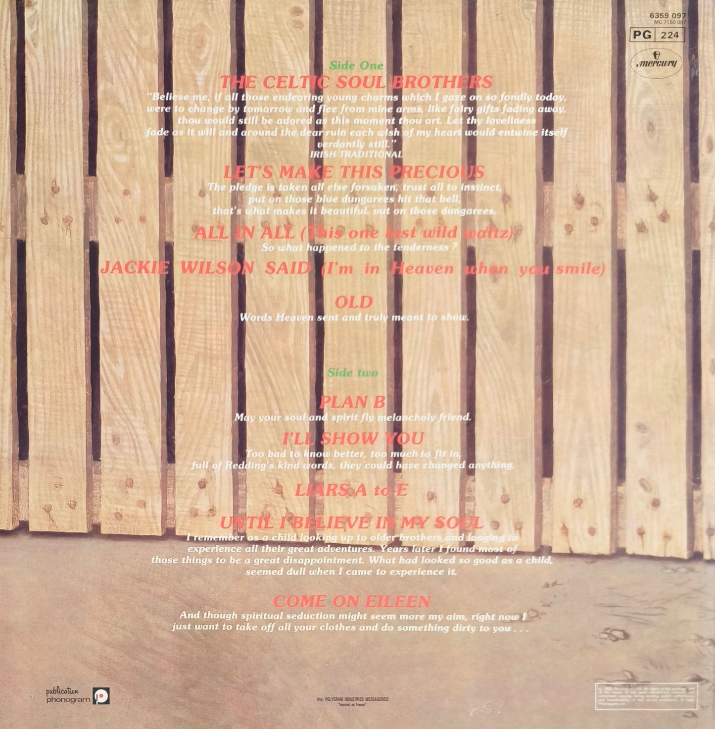 KEVIN ROWLAND & DEXYS MIDNIGHT RUNNERS - Too-Rye-Ay