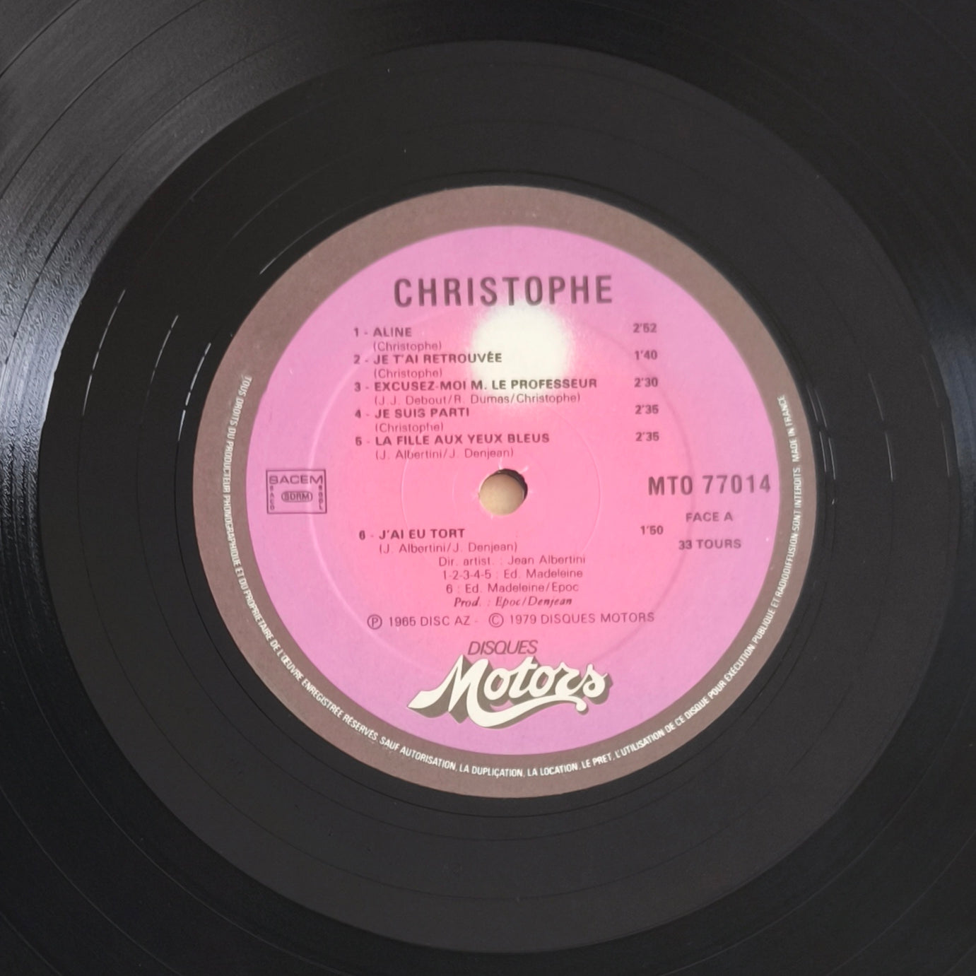 CHRISTOPHE - Aline