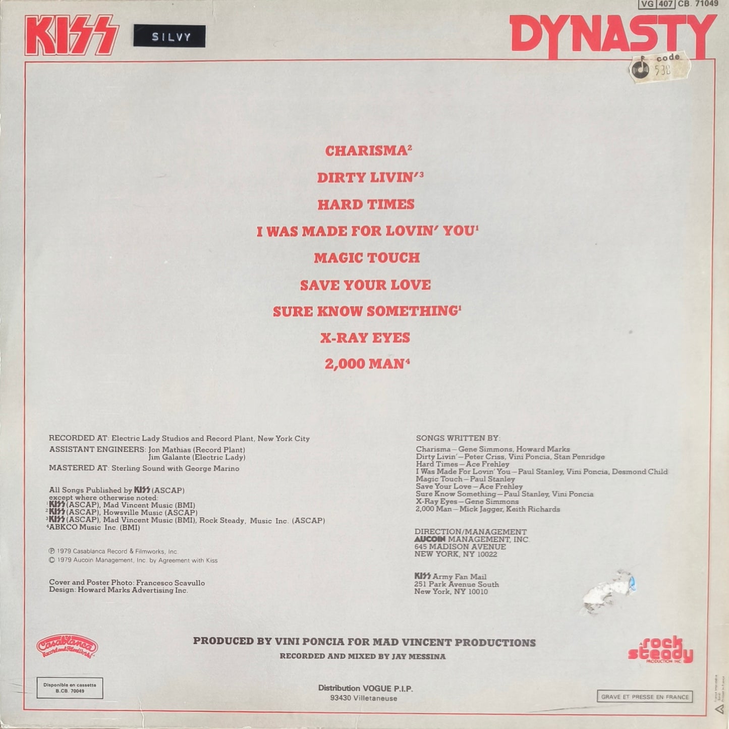 KISS - Dynasty