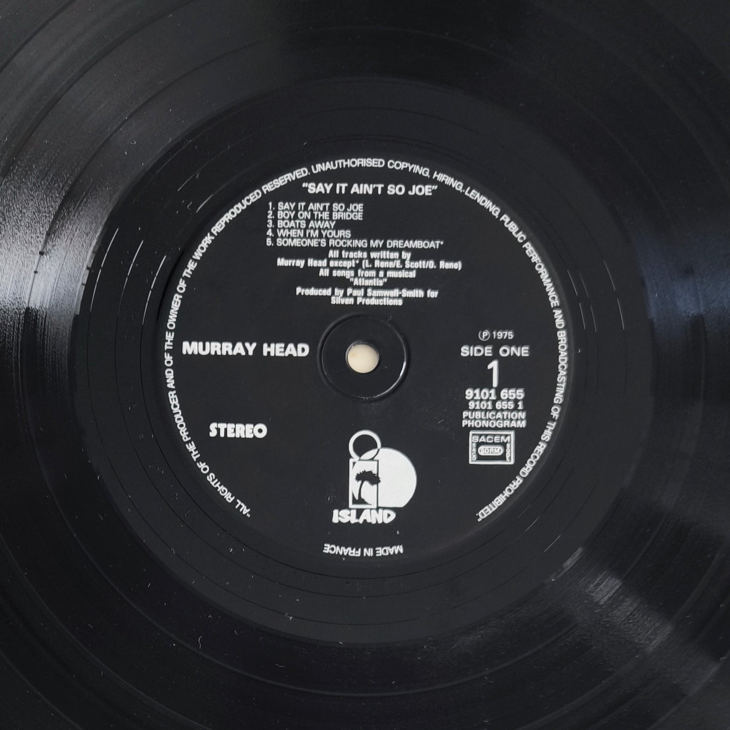 MURRAY HEAD - Say It Ain't So