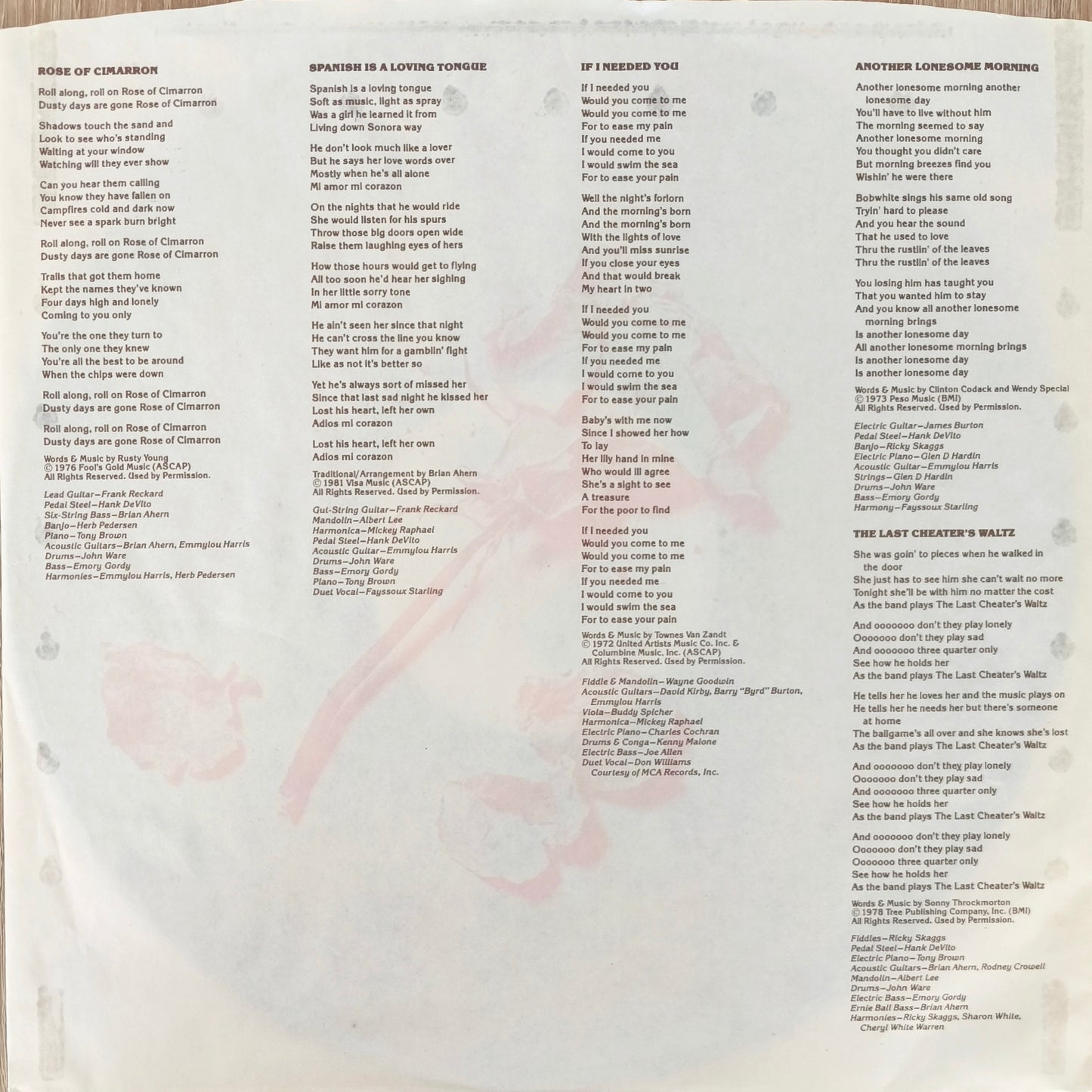 EMMYLOU HARRIS - Cimarron