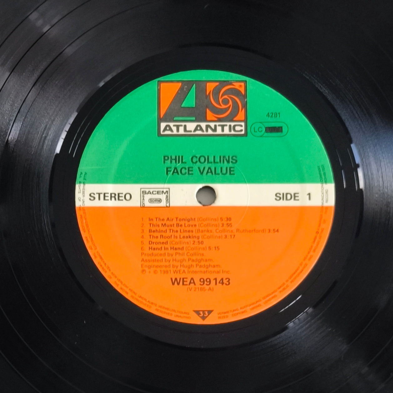 PHIL COLLINS - Face Value