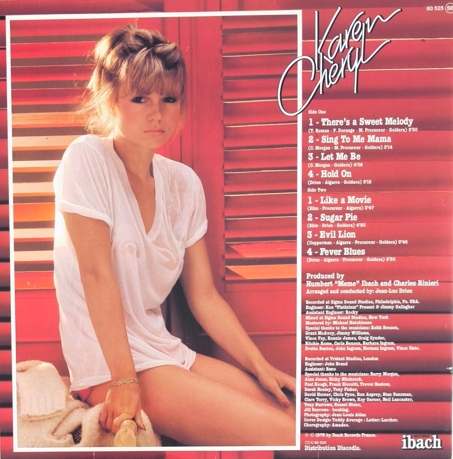 KAREN CHERYL - Karen Direct From Philadelphia (Disque Rouge)